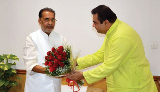 Pramod Madhwaraj meets Radha Mohan Singh 